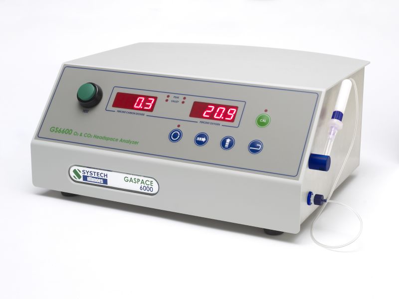 Oxygen and carbon dioxide headspace gas analyzer GS6000 JWII