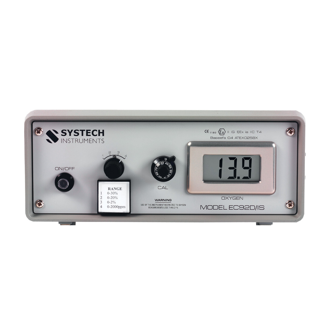 Systech Illinois EC92DIS ATEX Portable Oxygen Analyzer